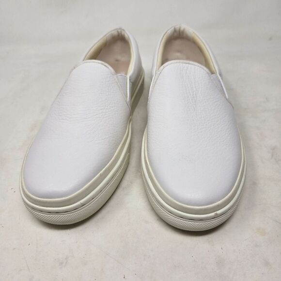 SOLUDOS Ibizia White Leather Slip-On Sneakers Size 8.5 NWOT - Picture 3 of 10